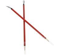 HOMOBABE Bamboo Brush Pens That Write Smoothly and Do Not Shed Hair 2pcs Professional Brushes for Writing and Drawing for Beginners and Professionals