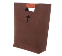 HOMOBABE Bible Tote Bag Versatile Felt Handbag with Elegant Design for Shopping Travel and Daily Use Spacious Storage for Bible Cosmetics and More Christian