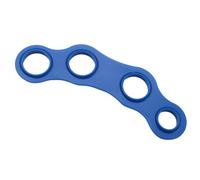 HOMOBABE Blue Guitar Finger Expansion Tool for Training Fingers to Spread with Smooth Edges Plastic Material Size L Musical Training Accessory for Guitar and Ukulele