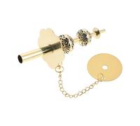 HOMOBABE Brass 5 Pcs Musical Instrument Accessory Replacement Part Suona Core with Adjustable Pitch Pure Sound Quality Golden Hollow Gourd Design for Practice Sessions