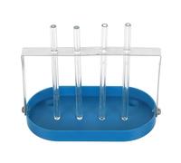 HOMOBABE Capillary Action Demonstration Kit for Science Teaching and Classroom Use with Assorted Plastic Tubes and Support Rack, Visual Learning Tool for Liquid Experiments, Easy