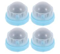 HOMOBABE Catnip Roller Toy 4Pcs, Wall Mounted Rotating Lick Ball for Cats
