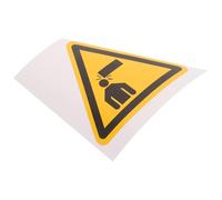 HOMOBABE Caution Sticker Warning Sign Decal Pvc Yellow Low Ceiling Watch Your Head Sign Easy Installation Performance for Parking Lots