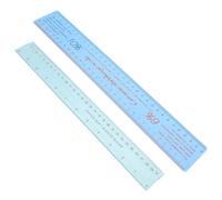 HOMOBABE Ceramic Shrinkage Scale Ruler 2Pcs, Flexible Plastic Clay Measuring Tool with Standard Metric Marks for Pottery Modelling and Sculpting Art Supplies
