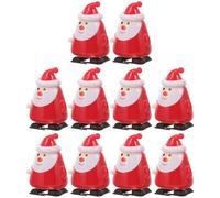 HOMOBABE Christmas Clockwork Wind-Up Walking Santa Claus Style Educational Plaything for ’S Physical Science Learning Xmas