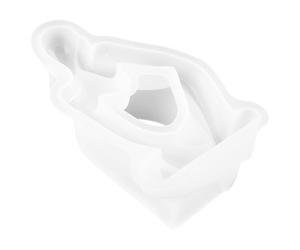 HOMOBABE Creative Silicone Aromatherapy Candle Mold Featuring A Single Meditative Human Figurine, Flexible and Easy to Carry, for DIY Candle Making and Handicrafts, Suitable for Beginners