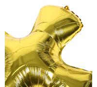 HOMOBABE Cross Shape Aluminum Foil Balloon for Shower and Baptism Decorations Easy Inflate Jesus Balloon for Newborn Parties for Christening and Boy Shower Celebrations