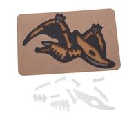 HOMOBABE Dinosaur Wood Puzzle Fossil Bones Montessori Learning for Years Engaging Skeleton Cognitive Puzzle Promotes Social Interaction Fine Motor Skills