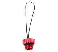 HOMOBABE Diving Tank Valve Protector Cap with Cord Red Gas Bottle Dust Plug for Scuba Regulators Lightweight and Practical Cover for Secure Underwater Adventures