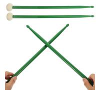 HOMOBABE Double-end Drumsticks with Felt and Nylon Heads, Practical and Versatile Percussion Drum Tool for Jazz Drum Practice and Performance