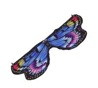 HOMOBABE Double-sided Butterfly Wings Cape for Reversible Lightweight Breathable Fairy Costume Accessory Easy Wear for Dress-up Parties and Halloween