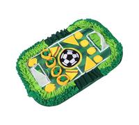 HOMOBABE Durable Dog Snuffle Mat Football Field Design Interactive Treat Dispenser Slow Feeding Puzzle Mental Stimulation for Active Pets and Boredom Relief