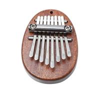 HOMOBABE Eight Keys Thumb Piano Kalimba Portable Wooden Finger Piano Simple Musical Instrument for Adults with Smooth Tone Keys Ready to Play