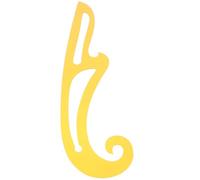 HOMOBABE Flexible Sewing Curve Ruler for Clothing Proofing and Pattern Drafting, Yellow Plastic Multi-Functional Ruler Good Flexibility and Smooth Surface, for Home and Shopping Mall Use