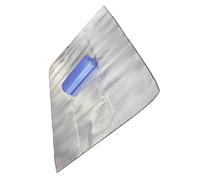 HOMOBABE Foldable Outdoor Camping Mat with Double Sided Aluminum, Thickened Waterproof Picnic Mat for Riverside Breaks and Beach, Includes Storage Bag, Relieves Fatigue and Insulation