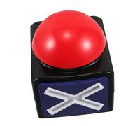 HOMOBABE Game Show Answer Button with Light Alarm Sound Fun Competition Buzzers for Quizzes Easy to Use Party Prop for Social Events Prank Button