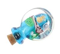 HOMOBABE Glass Oil Diffuser Pendant with Excellent Decorative Effect and Delicate Design with Unique Shape Perfume Diffuser Pendant Made of Glass for Necklace for DIY Necklace