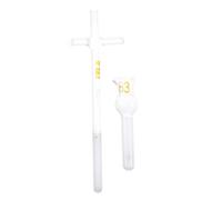 HOMOBABE Glass Tissue Homogenizer Clear Glass Cell Crusher for Laboratory Use Practical Biological Cell Grinder for School Experiments and Scientific Research