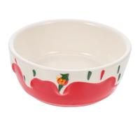HOMOBABE Hamster Dish Food Feeder Creative Simple Style Ceramic Bowl Care for Healthy Growth Premium Ceramic Material Easy to Store Can Put The Bowl in The Cage for Pets Guinea Pig
