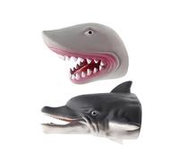 HOMOBABE Hand Puppet Dolphin for Interactive Ocean Animal Role Play Puppet Grey Encourages Creativity and Imagination Safe Material for Engaging Parent Interaction
