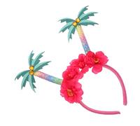 HOMOBABE Hawaiian Party Headband Summer Themed Hair Hoop for Luau Beach Pool Parties Comfortable Cosplay Accessory for Adult Tropical Celebrations
