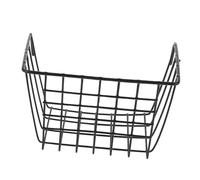 HOMOBABE Hay Feeder Convenient Cast Iron Basket for Guinea Pigs and Pets Easy Access Open-top Design for Pet Cages Keeps Hay