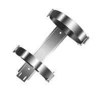 HOMOBABE High Performance Iron Fire Extinguisher Mount with Smooth Surface, Silver Wall Bracket for Fire Extinguisher, Suitable for Store and Car, Bearing 2kg, Simple and Chic