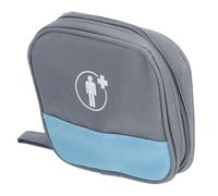 HOMOBABE Household Medicine Bag Travel Medicine Bag Zipper Multi-Color Oxford Cloth Compact Lightweight Design Multiple Layers of Compartments 6.48x5.31x0.79in for Outdoor and Travel Use