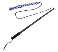 HOMOBABE Interactive Extendable Flirt Pole for Dogs Fun Chasing and Exercising Black Pet Teaser for Engaging Play and Training Activities