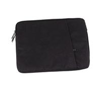 HOMOBABE Laptop Bag Sleeve Felt Protective Case with Smooth Double Zipper and Organizer Pouch for Lightweight Handheld Carry for Business Travel and Everyday Use
