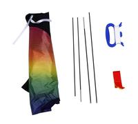 HOMOBABE Long Tail Triangle Kites Colorful Easy to Fly Outdoor Kites for Boys for Coastal and Inland Fun Great Outdoor