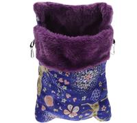 HOMOBABE Lovely Deer Pattern Pet Sleep Bag for Sugar Gliders and Small Dogs, Canvas Material Hanging Buckles and Clips, Easy to Clip on Cage, Secure Resting Spot for Winter Pet Cage Use
