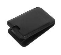 HOMOBABE Magnetic Pu Card Holder and Desktop Stand for Mobile Phones Foldable Id Badge Sleeve Secure Storage for Credit Cards and Compatible Smartphones