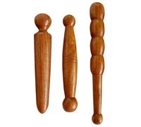 HOMOBABE Massage Stick Comfortable on Skin 3pcs Wooden Foot Massage Tools for Reflexology and Acupressure, Random Color for Home Use a Long Walk