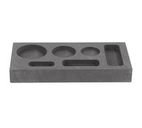 HOMOBABE Melting Gold and Silver Furnace Kit with Graphite Ingot Mold Featuring Inner Round Groove for Scientific Experiments