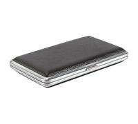 HOMOBABE Metal Cigarette Case with Aluminium Alloy and Pu Material Portable Cigarette Box for Smokers Featuring Compressive Protection and Fashionable Design a Convenient Storage Case