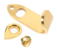HOMOBABE Metal Saxophone Thumb Rest with Hook for Alto Saxophone, Sturdy Golden Replacement Instrument Thumb Support with Firm and Stable Structure, for Saxophonists