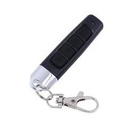 HOMOBABE Mhz Garage Door Opener Remote with 4 Buttons, Cloning Duplicator Function, to 50m Transmission Range, Black Plastic Case, Includes 1 X 27a Battery for Remote Door Entry