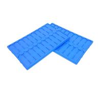 HOMOBABE Microscope Slide Holder and Productivity for High-volume Experiments 2pcs Drying Board with 20 Slots Multislot Design to Speed up Sample Drying and Microbiology