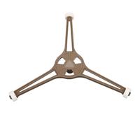 HOMOBABE Microwave Turntable Holder Roller with Triple Arm Rotating Support and Circular Plastic Ring for Microwave Glass Plate Turntable Replacement, Easy Installation and Smooth Rotation