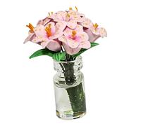 HOMOBABE Miniature Bonsai Plant Decor Adorable Artificial Potted Plant for Dollhouse and Tiny House Decoration for Micro Landscapes and Desktop Accessories