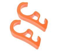 HOMOBABE Motorcycle Bike Handlebar Brake Lock 2pcs Orange Plastic Brake Lever Hook Security Grip for Off-road and Street Use