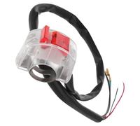 HOMOBABE Motorcycle Kill Stop Switch White Plastic Handlebar Button Switch Versatile Accessory with Easy Adjustment of Lighting for Motorcycles