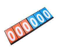 HOMOBABE Multifunctional Competition Scoreboard with Red and Blue Flip Cards Sports Score Keeper for Basketball Football Tennis Badminton Indoor Outdoor Use