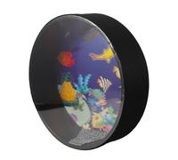 HOMOBABE Ocean Drum Percussion Instrument Handheld Ethnic Relaxation Drum for Mimics Ocean Waves for Parties Schools and Home Use