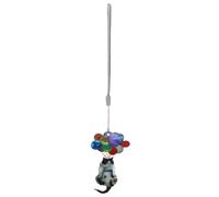 HOMOBABE Ornament Pendant, with Edges Abs Adorable Material Smooth and Balloon for Decorative Hanging Shape Cat Car Suitable for Adults