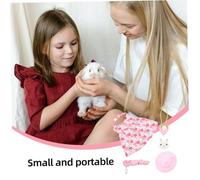 HOMOBABE Pet Rabbit Harness with Leash and Cute Bunny Hat Lightweight Small Pet Garment for Comfortable Walks Fashionable Printed Design for Dwarf and Holland Lop Rabbits gift for for for for for for