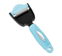 HOMOBABE Pet Supplies Dual Head Pet Hair Remover Comb Multi Purpose Grooming Tool for Dogs Cats Blue Material Hair Removal Health Monitoring