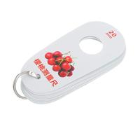 HOMOBABE Plastic Fruit Measuring Calipers Cherry and Fruits Diameter Gauge Easy to Use Sturdy Tool Measurement Scenarios Compact and Elegant Design