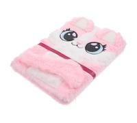 HOMOBABE Plush Cover Notebook Fluffy Notepad Cute Journal for Teachers and Office Workers A5 Size Writing Diaries Plan and Organize Work Weekly Plan Creative Writing